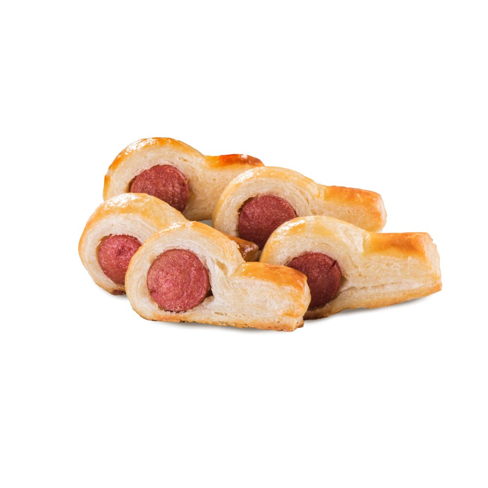 Mini Folhado de Salsicha congelado — Leve Sabor